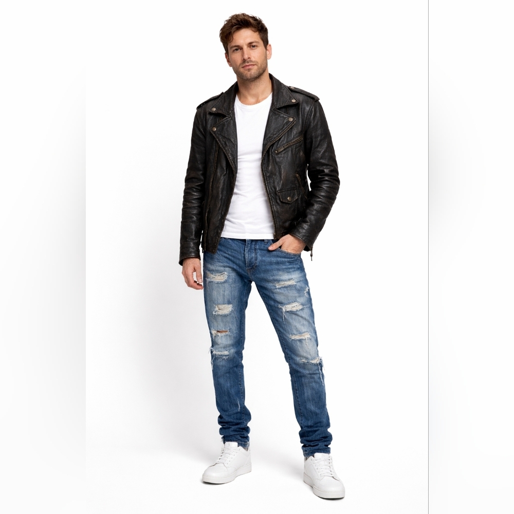 South Pole Men’s Distressed Skinny Jeans (Size 29x30) – Excellent Cond RN82628
